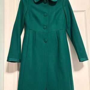 Boden Green Coat. Size US 4. Excellent condition.